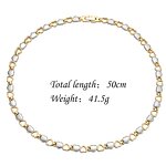 Stainless Steel Magnetic Necklace - Wholesale Heart Shape Trendy Link Chain