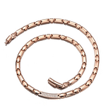 Stainless Steel Magnetic Necklace - Unisex Adjustable Health Therapy Chain