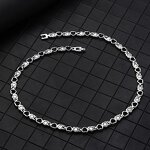 Stainless Steel Magnetic Necklace - Wholesale Heart Shape Trendy Link Chain