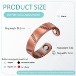 Copper Magnetic Ring - Energy Femme Italian Charm Waterproof Jewelry