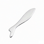 Metal Gua Sha Facial Tool - High End Stainless Steel Face Neck Scraper