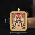 Tibetan Thangka Amulet - Unisex Buddhist Oriental Elegant Pendant