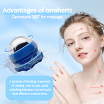 Terahertz Ball Roller Massager - Natural Stone Full Body Instant Ice Melter
