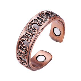Magnetic Copper Ring - Factory Adjustable Romantic Pain Relief Jewelry