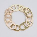 Enamel Scarf Ring - Custom Stainless Steel O Ring Wedding Gift Buckle