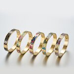 Enamel Bangle for Women - Custom High Quality Stainless Steel Jewelry