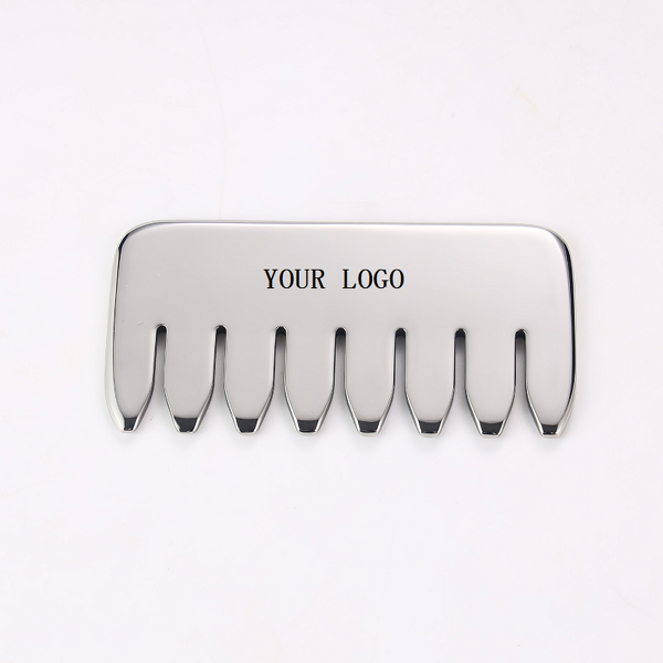 Stainless Steel Gua Sha Comb - Wholesale Facial Massage Beauty Tool