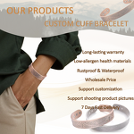 Copper Magnetic Bracelet - Viking Style Arthritis Custom Geometric Jewelry