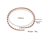 Pure Copper Magnetic Necklace - Adjustable Unisex Energy Trendy Chain