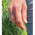 Pure Copper Heart Ring - Vintage 2 Magnet Ladies Magnetic Jewelry