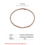 Stainless Steel Magnetic Necklace - Unisex Adjustable Health Therapy Chain