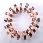 Copper Magnetic Ring - Open Adjustable Health Women Men Gift Jewelry