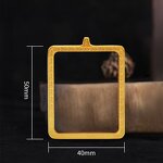 Buddha Thangka Pendant - Dropshipping Chinese Hand Drawn Relief Jewelry