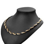 Bio Magnetic Stainless Steel Necklace - Elegant Far Infrared Women Jewelry