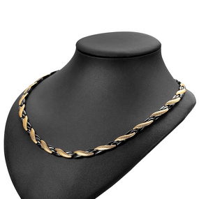 Bio Magnetic Stainless Steel Necklace - Elegant Far Infrared Women Jewelry