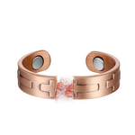 Copper Magnetic Ring - Solid Cross-Adjustable Trendy Finger Jewelry