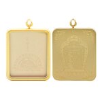 Dragon Thangka Pendant - Oriental Five Lords Buddhist Religious Jewelry