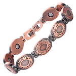 Pure Copper Magnetic Bracelet - 99.99% Arthritis Geometric Design Jewelry