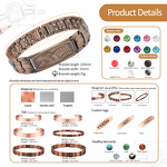 Synthetic Stone Magnetic Jewelry - Healing Electroplated Pain Relief Jewelry