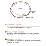 Pure Copper Magnetic Necklace - Adjustable Unisex Energy Trendy Chain