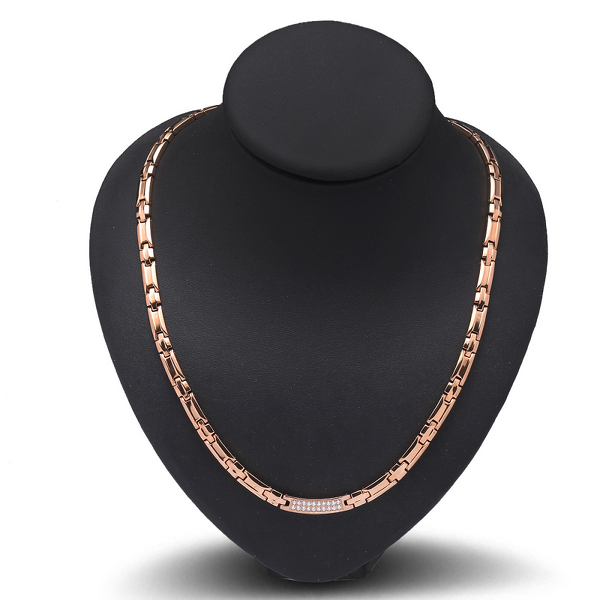 Stainless Steel Magnetic Necklace - Unisex Adjustable Health Therapy Chain