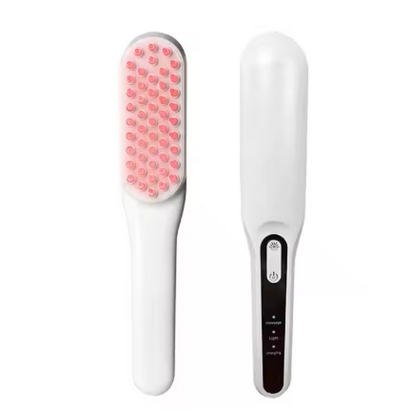 Hair Comb Manufacturer - 2023 New Beauty Laser Vibration Electric Anti-Hair Loss with Phototherapy LED & Oil Applicator