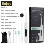 Teeth Cleaner Manufacturer - Portable Electric Calculus Removal 31000rpm Rechargeable Whitening Set