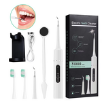 Teeth Cleaner Manufacturer - Portable Electric Calculus Removal 31000rpm Rechargeable Whitening Set
