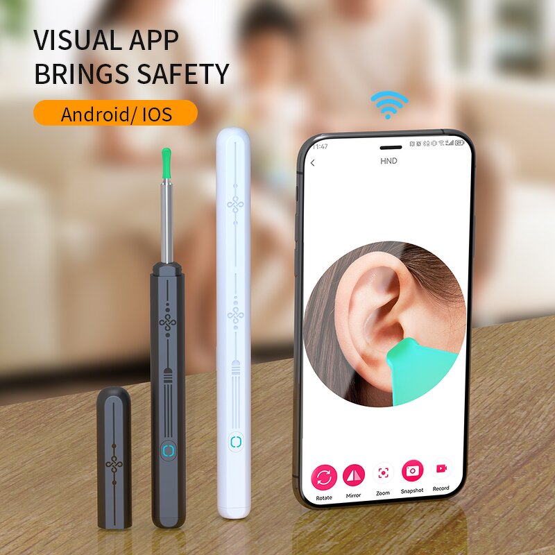 Otoscope Manufacturer - Ne28 Wireless Visual Ear Cleaner & Ne3 Ear Wax Removal Tool