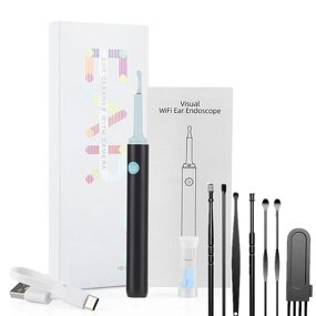 Ear Cleaner Manufacturer - Electric Earwax Removal Wifi Otoscope Visible 1080p Wireless Earpick Tool