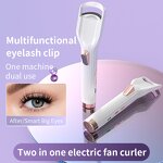 Eyelash Curler Manufacturer - 2 In1 Electric Fan & Heated for Lasting Shaping Curling Clip