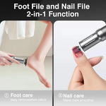 Foot Callus Remover Manufacturer - 6 Intensity Levels Electric with LCD Screen & Rechargeable Base