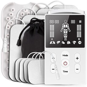 Muscle Stimulator Manufacturer - EMS TENS-EMS Machine with Electrodes Pads for Toning Recovery & Pain Relief