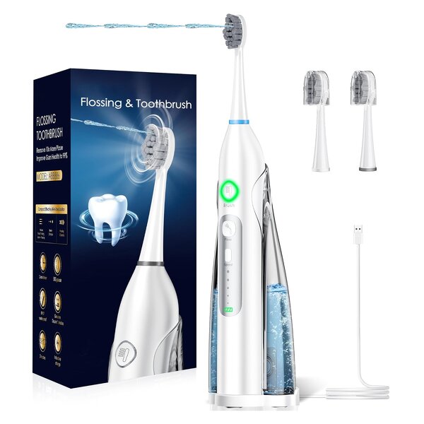 Oral Irrigator Manufacturer - Portable Cordless Electric Dental Water Flosper with 2 Heads