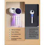 Toothbrush Sterilizer Manufacturer - Automatic Wall Mounted UV with Quick Drying Sanitizer Holder