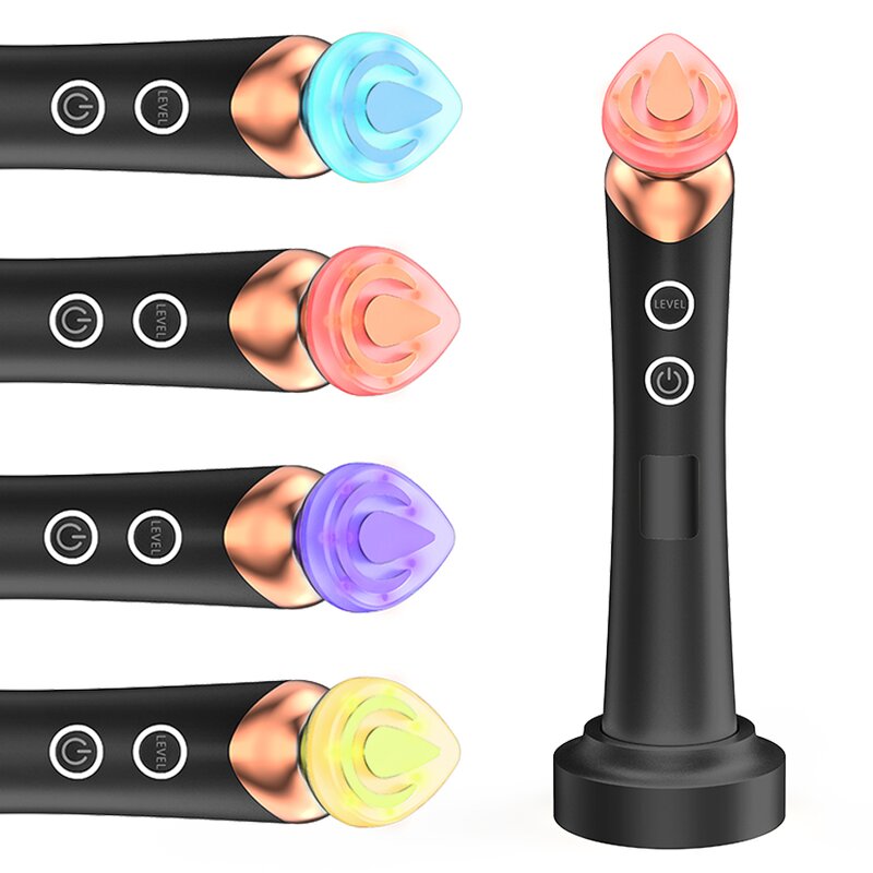 EMS/EP Face Neck Massager - Nove LED Light Therapy Anti-wrinkle Device