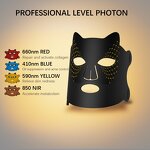 Red LED Light Therapy Device - Home PDT Photon Facial Mask Tool
