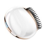 2 in 1 Hair Straightener Brush - Cordless Mini Travel Hot Comb Tool