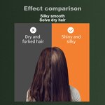 Electric Hair Straightener Brush - 3 Temp Anti-Scald Straightening Tool