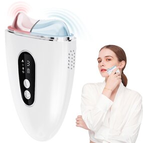 4 In1 AntiWrinkle Machine - 2025 Hot Cold EMS Face Neck Gua Sha Massager
