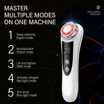 Hot Cold Vibration Massager - ABS Private Label 2 Color Facial Beauty Device