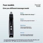 LED Fascia Knife Instrument - 3-Gear Micro-Current Hot Compress Tool