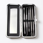 Acne Removal Kit Manufacturer - Low MOQ Durability Stainless Steel Built-in Mirror Blackhead Kit
