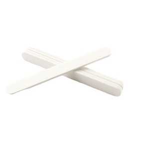 Nail File Factory - 7 Inch Straight White File Double Beauty Accessories 100/180 Grit