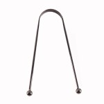 Oral Care Tool Manufacturer - New Arrival Stainless Steel Tongue Cleaner Scraper