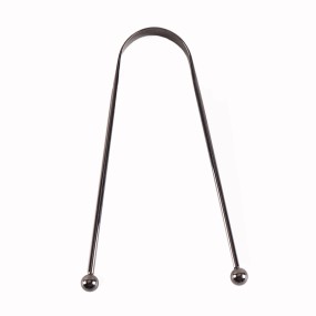 口腔护理工具生产商-新款不锈钢舌苔清洁器刮刀