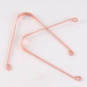 舌苔清洁器源头工厂-批发价格铜玫瑰金舌刮清洁器