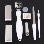 Metal Grooming Set Factory - High Quality 8pcs Daily Care Manicure Dead Skin Remover Kit