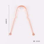 Tongue Cleaner Factory - Factory Wholesale High Quality Rose Gold U Shape Copper Scraper