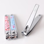 定制指甲钳源头工厂-热销印花盖碳钢指甲切割器
